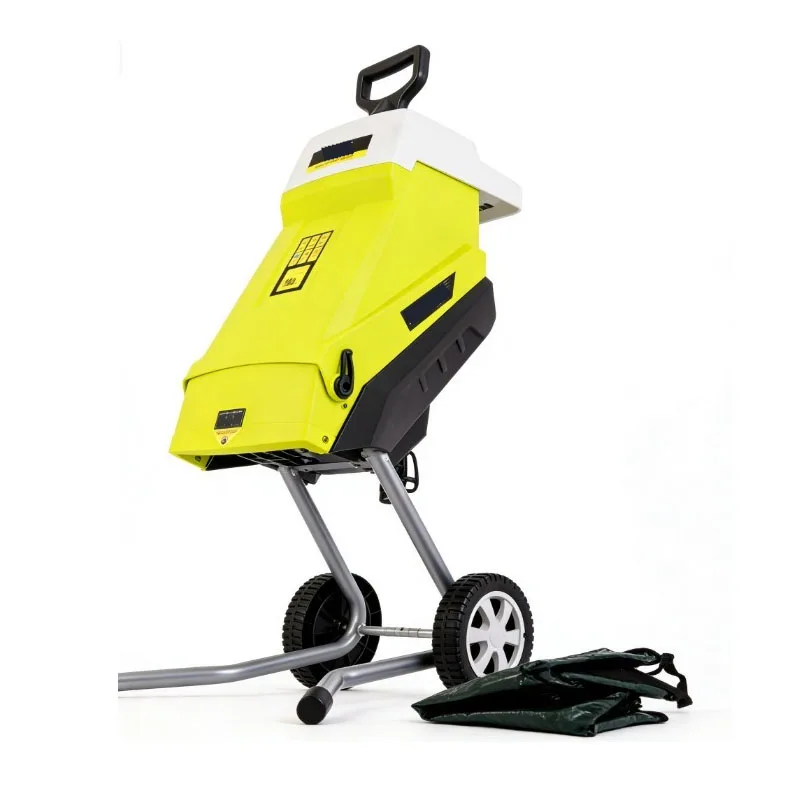 Electric Branch Shredder 110V 220V Portable Wood Chipper Mulcher For Garden Twigs Leaves Yard Horticulture Waste Processing