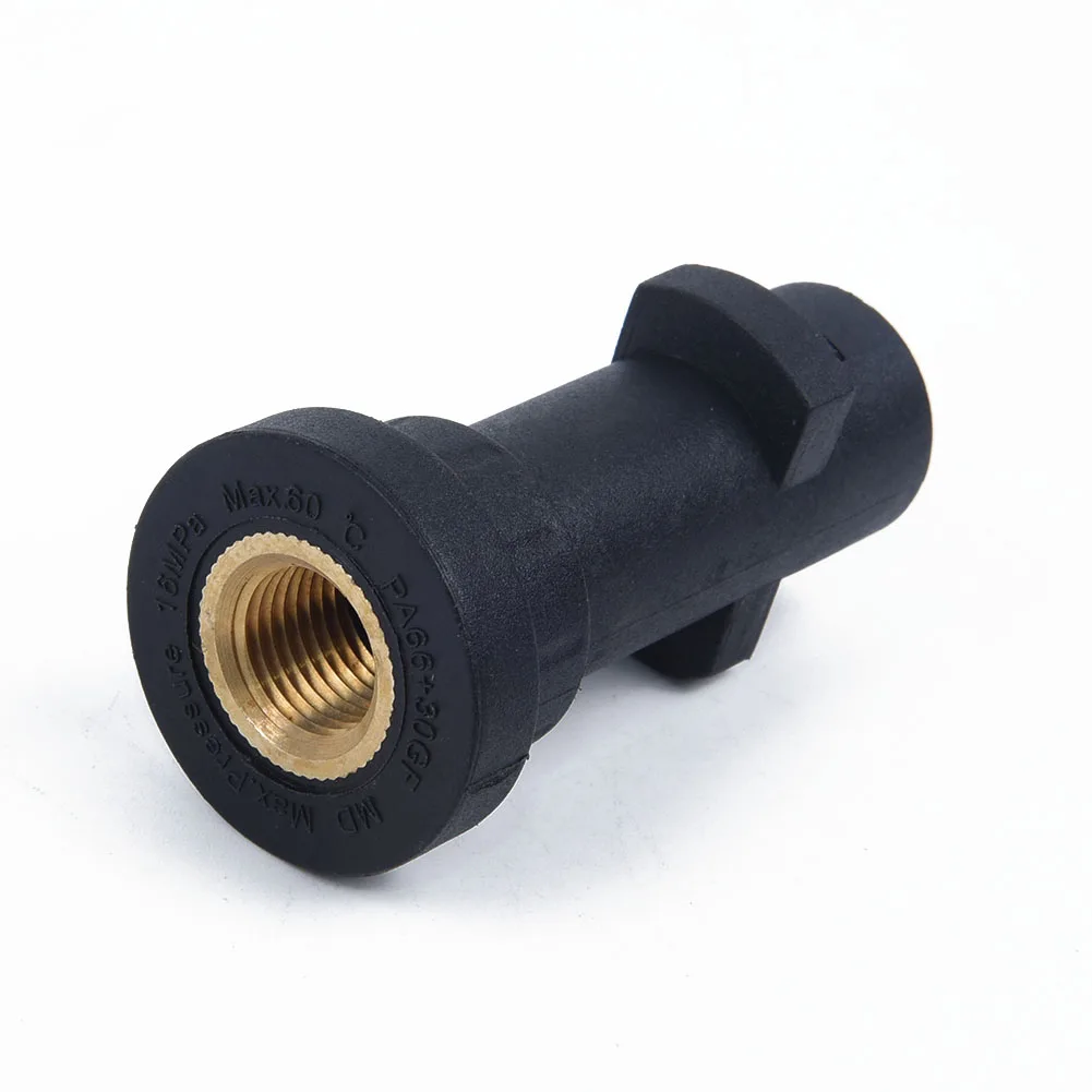 1/4 Adapter Connector 20.5mm/0.81 Inch 32mm/1.26 Inch High Quality for k2 K3 Pressure Washer Black 1/4 for bsp Foamer 1pc