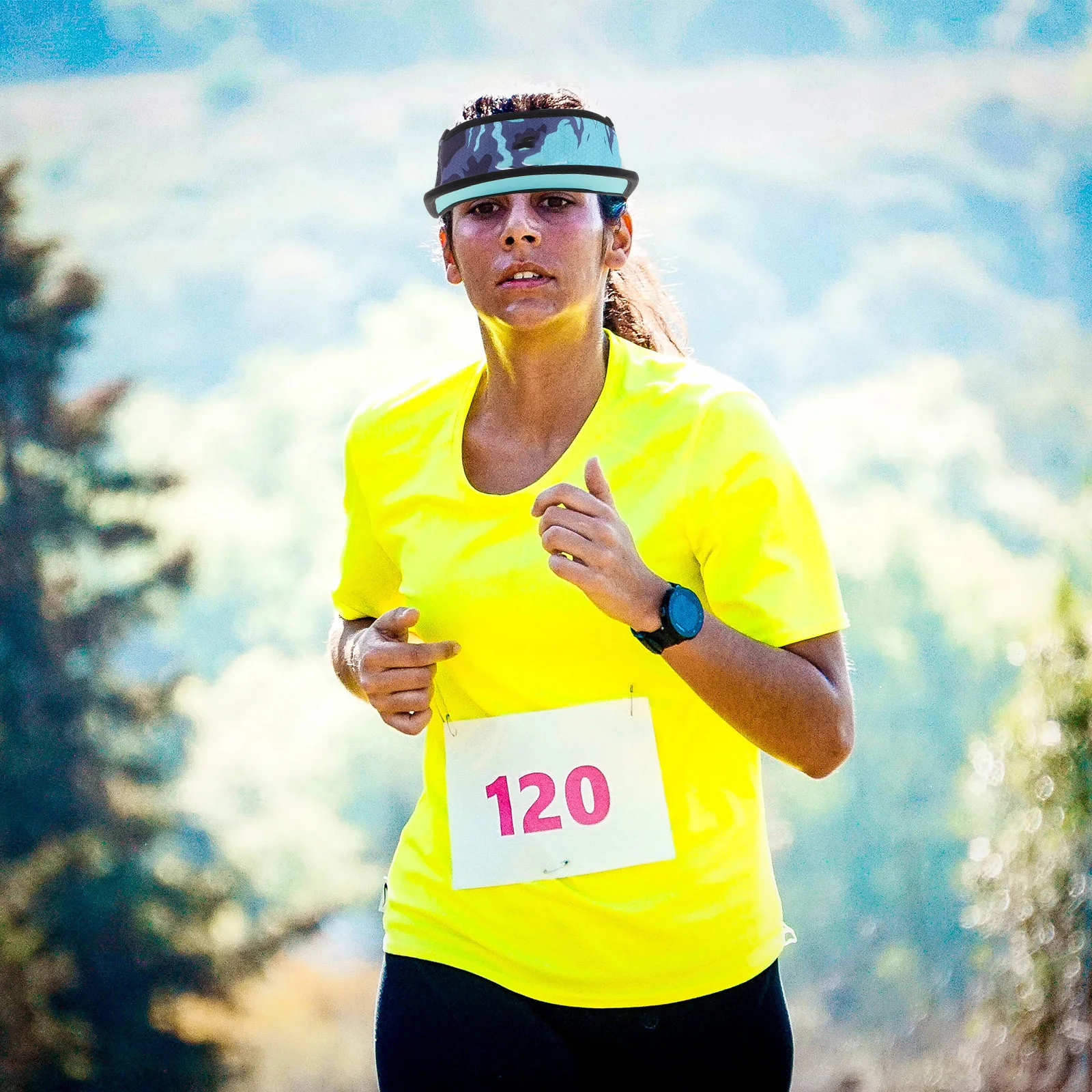 

Running Hat For Women Men Sun Protection Cap Quick-Drying Wide Brim Outdoor Sports Hat Golf Tennis Fishing Hiking Visor