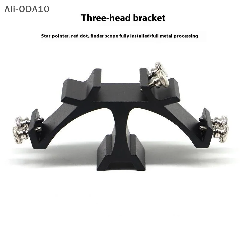 

For Finderscope Bracket Three-head Finder Scope Mounting Bracket For Astronomical Telescope Finderscope Bracket