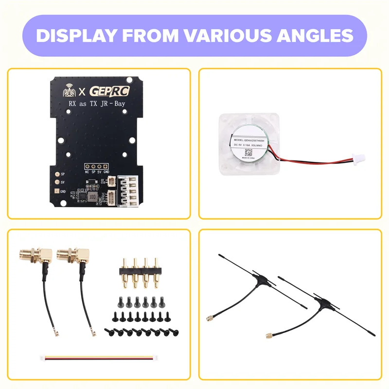 AS95-RX como tx JR-Bay kit de modificação receptor emparelhado 915m/2.4g modo duplo para fpv drone de longo alcance rc avião peça diy