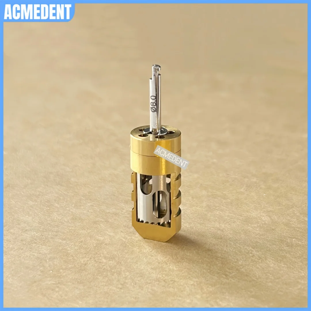⌀8.0 Dental SLT Half Moon Harvest Drill Semilunar Technique GBR Bone Collector Drill Autologous Bone Slice To Extract Flake