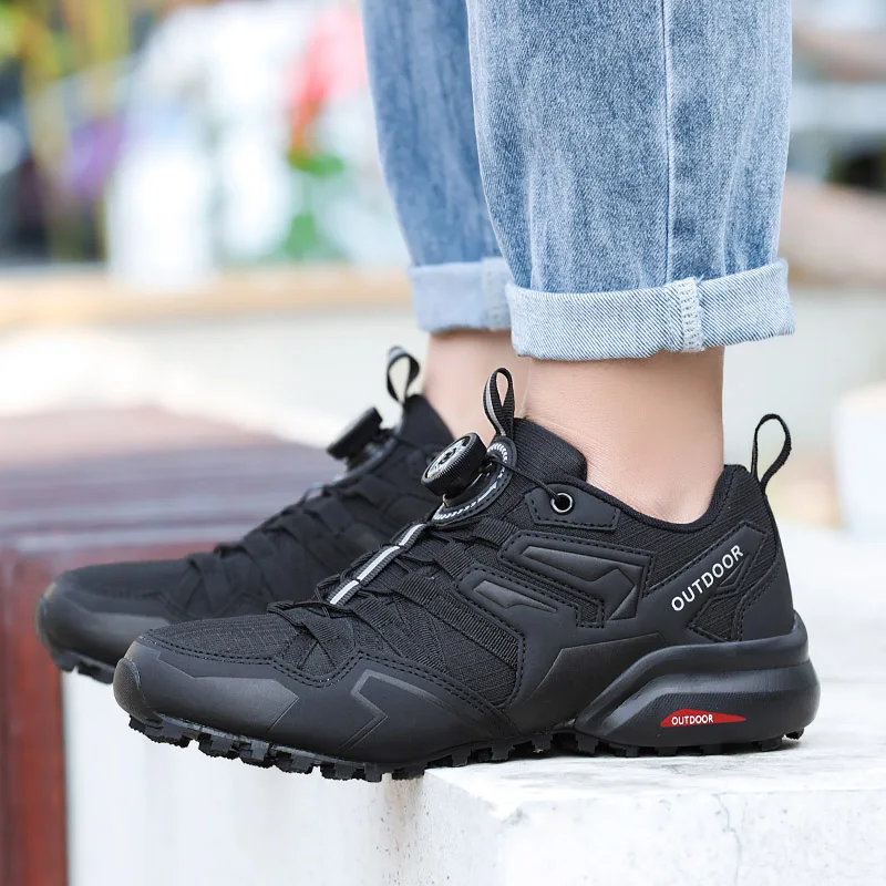 

Outdoor Men Shoes Mountaineering Sports Shoes 2025 New Mesh Breathable CyclingShoes High-Quality Men Hiking Training Shoes