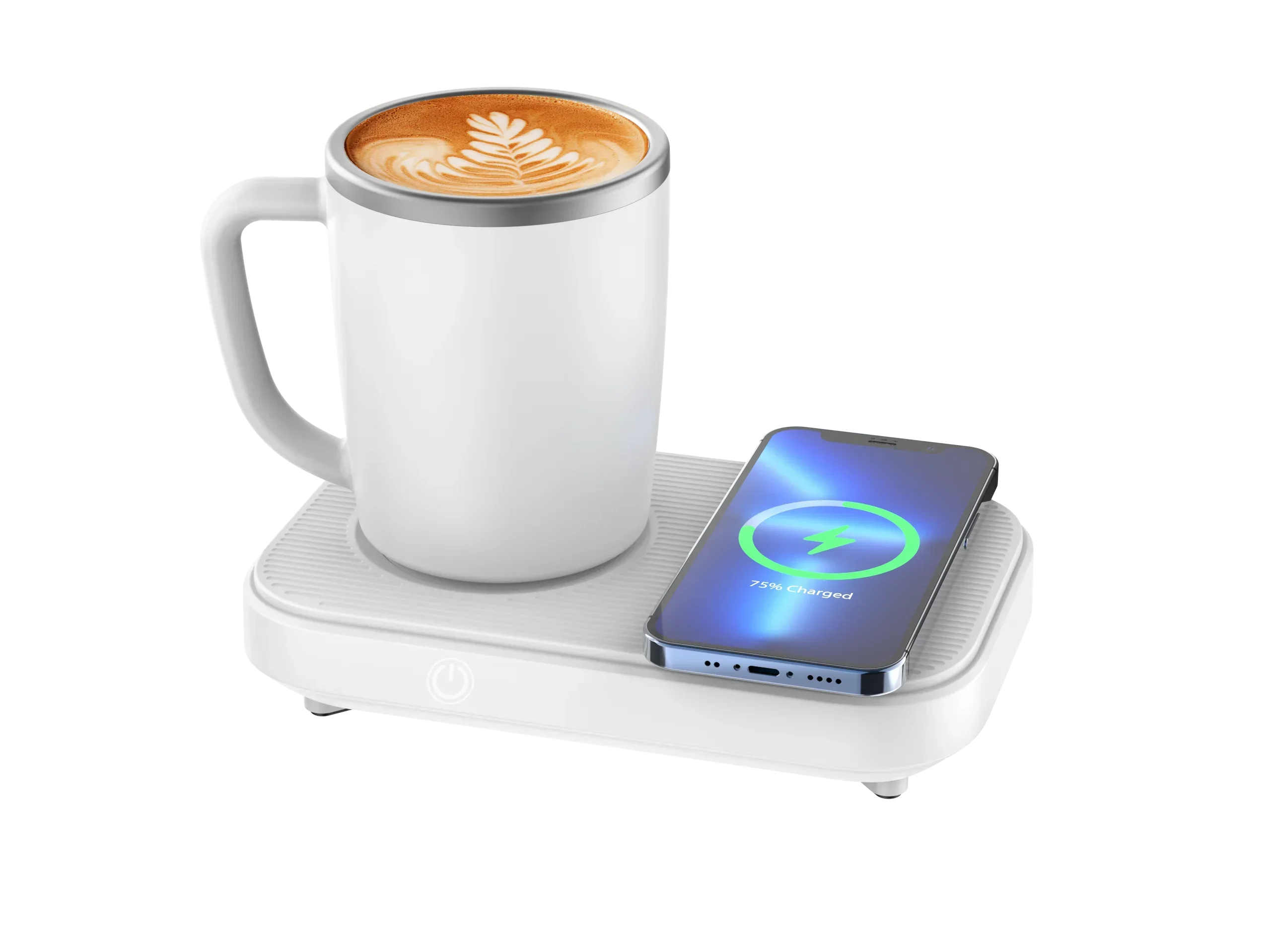 New coffee coaster, ceramic cup heater, 55 degree thermostat Smart Desktop Usb Fast heating and cooling coasters