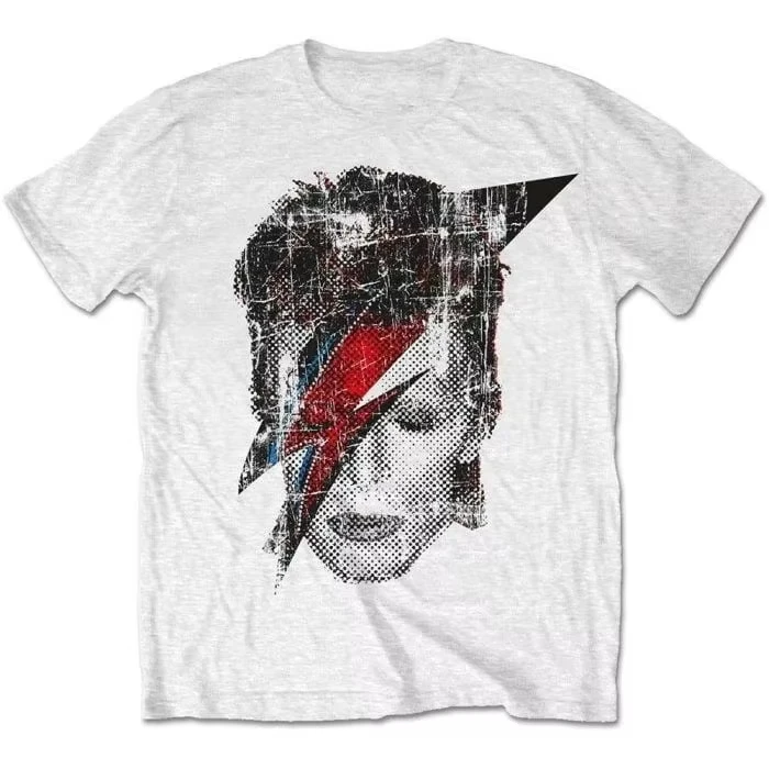 David Bowie Oversized Unisex T-shirt Streetwear Trendy Cotton New Model personality Clothes Y2k Short Sleeves Classic Couples