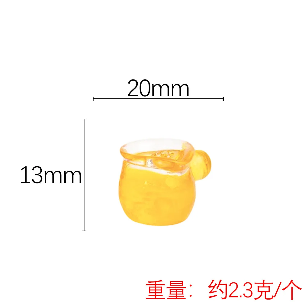 10pcs Mini Milk Jug Juice Drink Teapot Milk Model Dollhouse Miniature DIY Accessories Desktop Decor Props Decoration