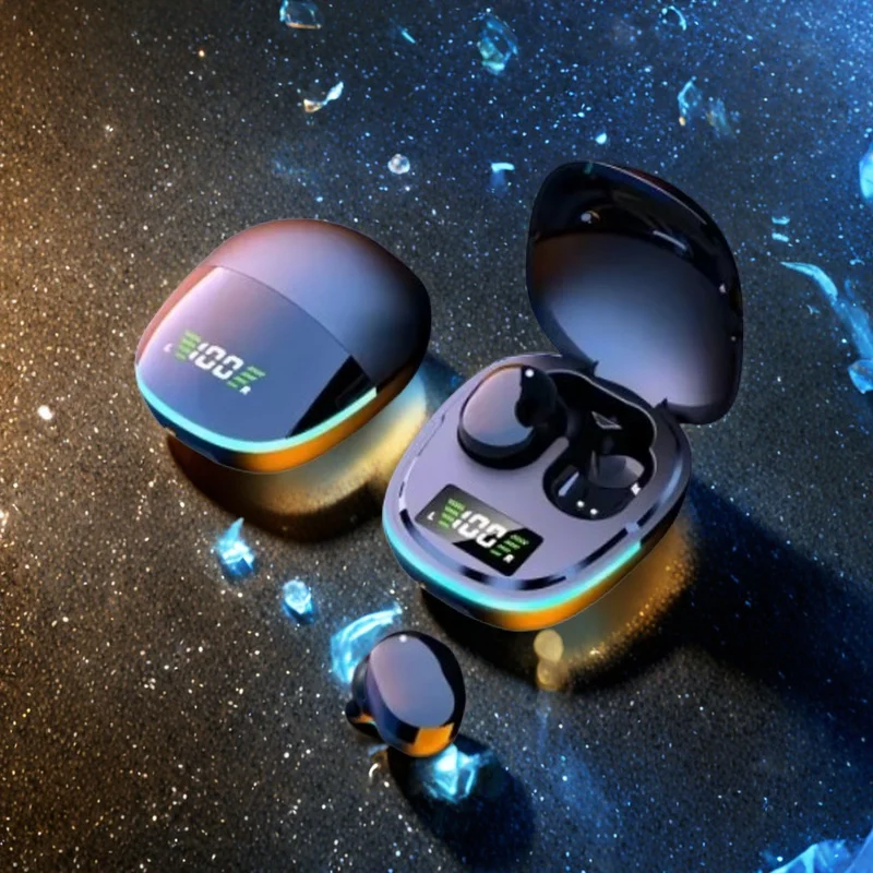 Original Wireless Bluetooth Headphones Tws Waterproof Earbuds Earphones Digital Display Heaset Large Capacity Charging Case