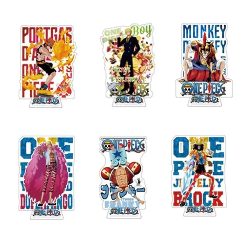 One Piece Portgas D Ace Sanji Monkey D. Luffy Roronoa Zoro Nami BROOK FRANKY Donquixote Doflamin Usopp Acrylic Stand Ornaments