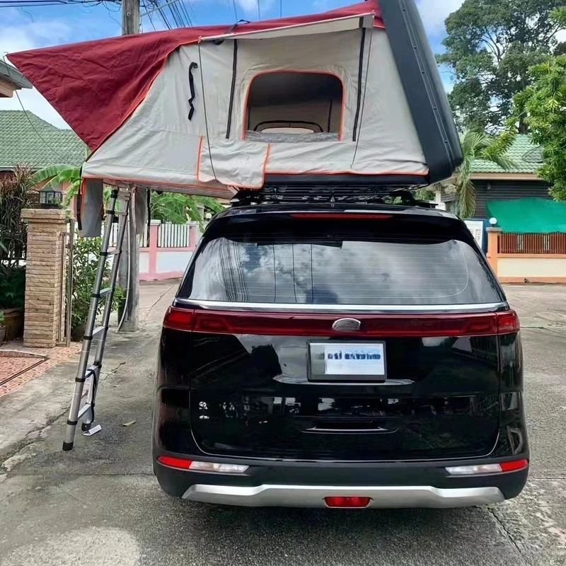 

Automatically Operated Double-person Roof Tent Car, Pickup, SUV and Other Vehicles, Suitable Side-flipping.