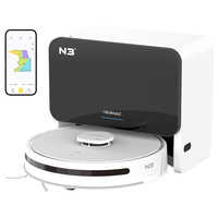 Neakasa NoMo N3 Robot Vacuum Cleaner with Self-Emptying Station, 4000Pa Suction, LDS + SLAM Navigation, 2.5L Dustbin