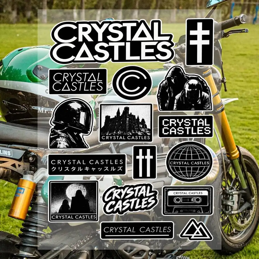 A-Crysta-l Ca-stles Fan Collection Stickers Sheet Waterproof Vinyl Decals Aesthetic Decor Stickers