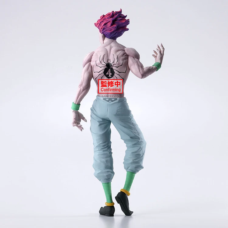 ต้นฉบับอะนิเมะรูป Bandai Hunter X Hunter Grandista Hisoka Action Figurine PVC ของเล่นสะสมตุ๊กตา