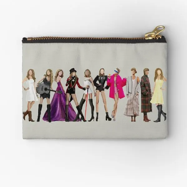 Taylor S Eras Fan Art  Zipper Pouches Underwear Packaging Men Key Bag Money Small Wallet Pure Women Socks Panties Pocket Coin