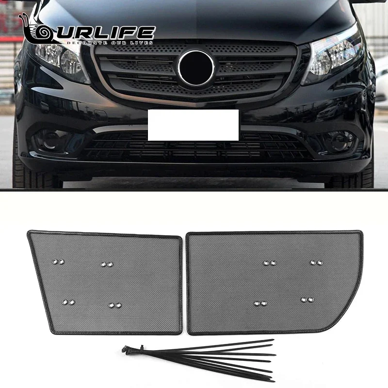 

Car Insect Screening Mesh Front Grille Insert Net Front Grid Grill Grille Net For Mercedes Benz Vito W447 2016 2017 2018 -2021