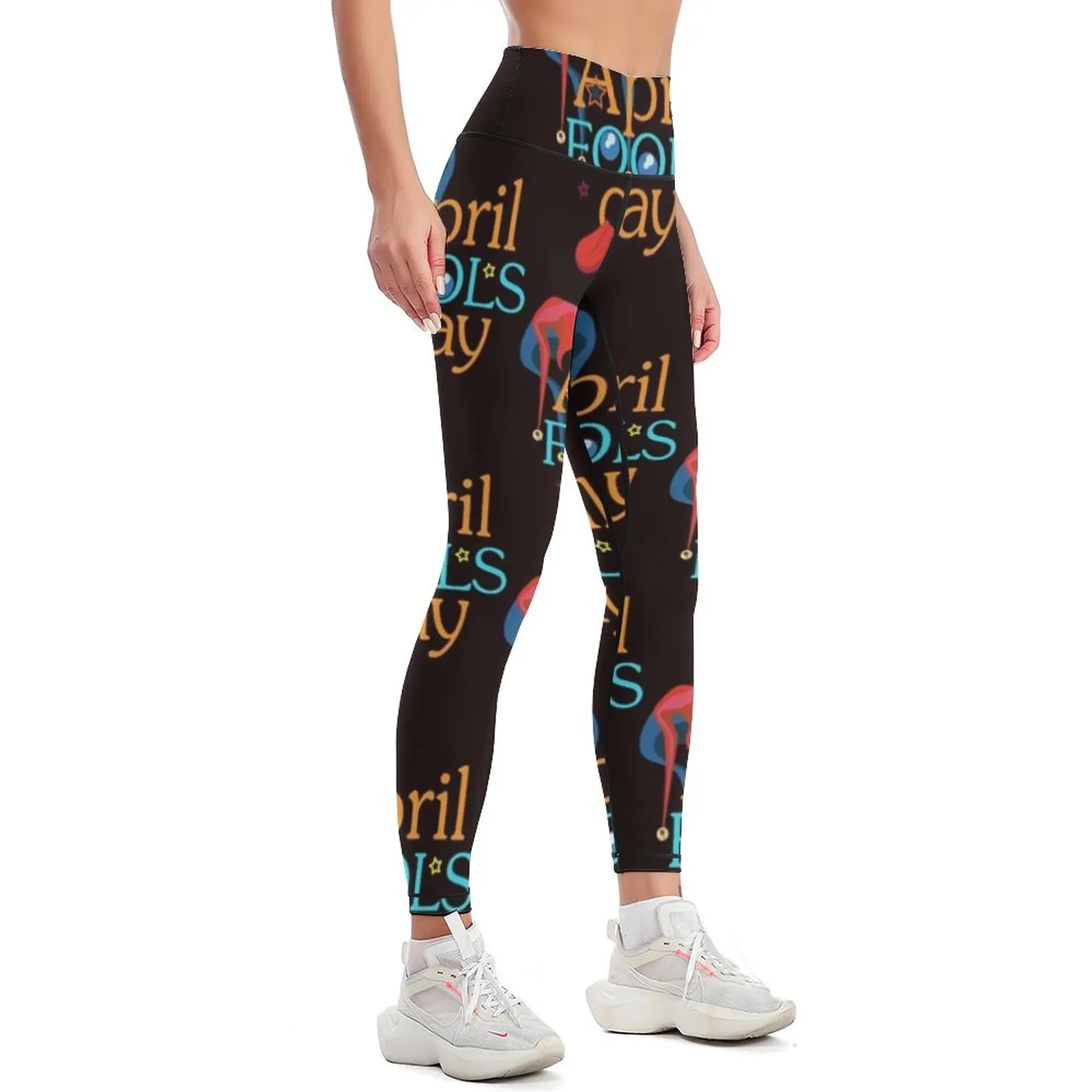 April Fools Day (4) Leggings for girls Tight fitting woman Women sportwear Women's sportswear Womens Leggings