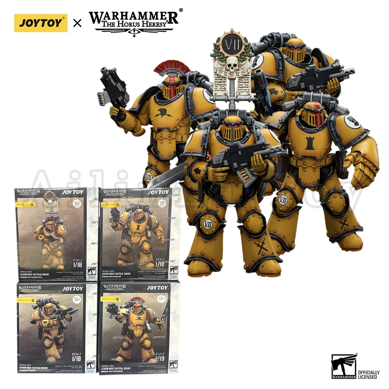 Joytoy รุ่น1/18ตุ๊กตาขยับแขนขาได้ The Horus heresy หมัดอนิเมะเรื่อง Legion MKIII