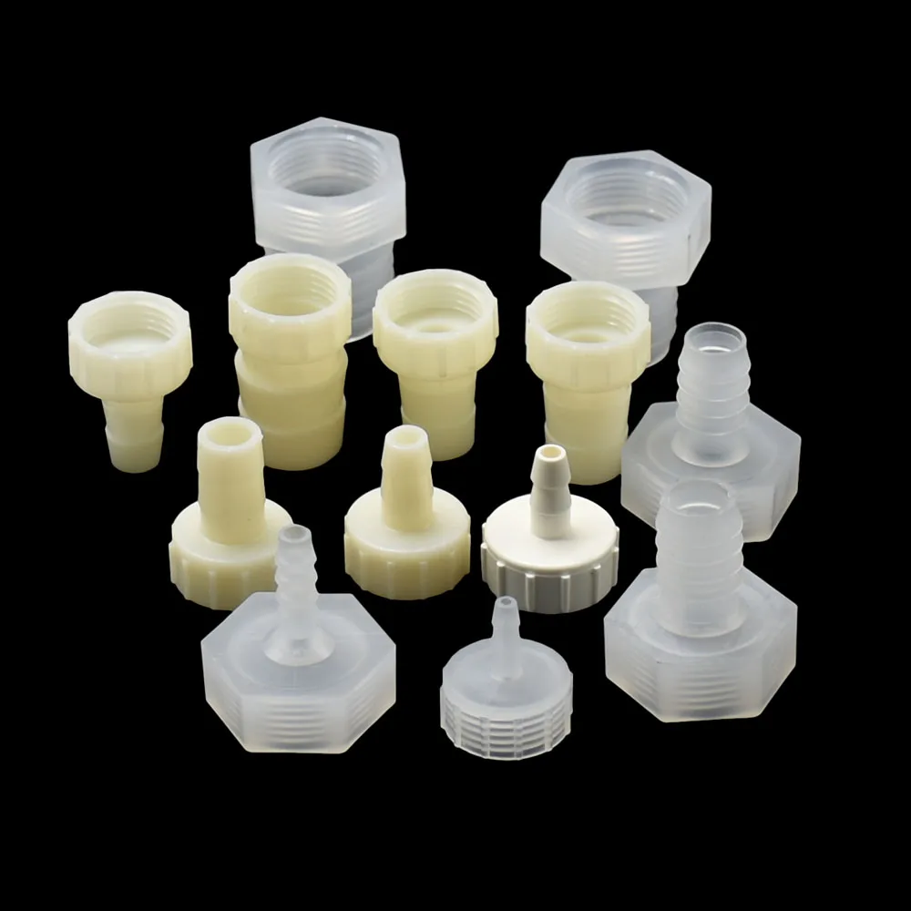 

2pc 4/6/8/10/12/14/16/20/25mm To 1/2" 3/4" Female Thread Hose Fittings Barb Connector Water Pipe Faucet Coupler