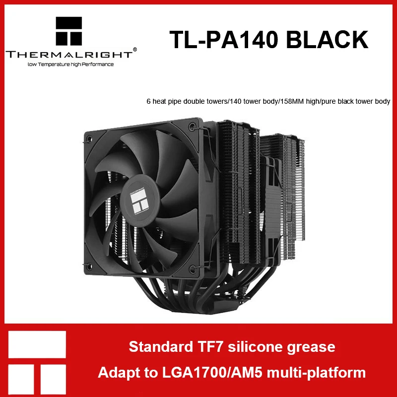 

Thermalright Peerless Assassin140 series CPU Cooler Dual PWM Fans Double Towers 6 heat pipes for AM5 AM4 Intel LGA115X/1200/1700