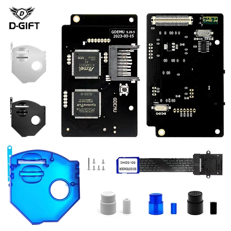 For SEGA Dreamcast GDEMU V5.20.5 Optical Drive Emulation Board and Remote Card Mount Kit DC Console GDU DC VA1 Gdemu Board