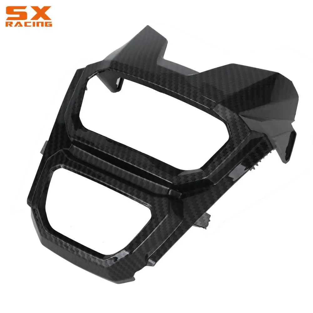 Motorcycle Headlight Protector Cover Headlamp Guard LED Light Guard For HONDA GROM MSX125 MSX 125 Carbon Fiber Pattern