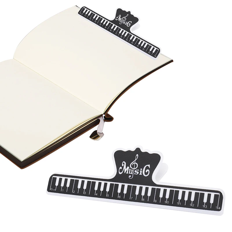 1/2/5PCS Music Sheet Clip Holder Portable Piano Keyboard Design Versatile Useful Clamps for Recipe Books Magazine Book Clips ZYF