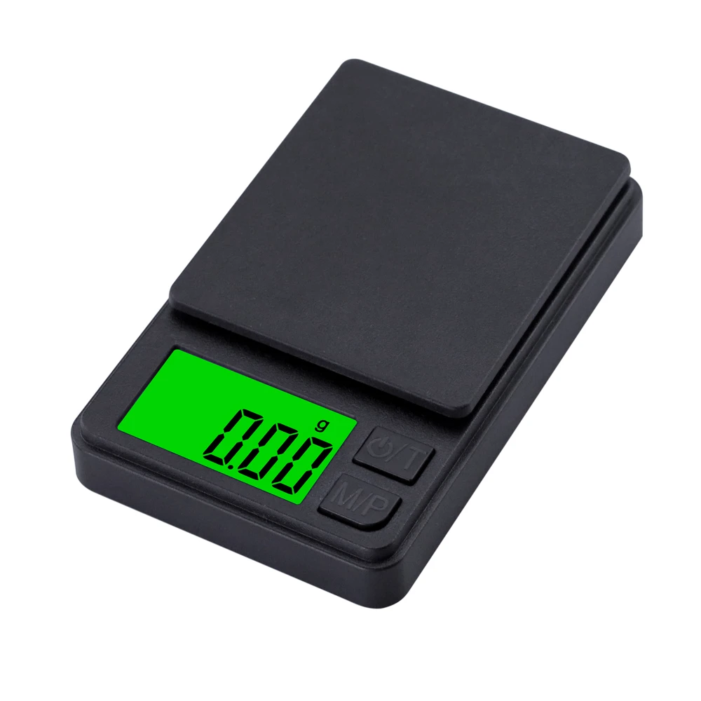 Mini Pocket Scale 500g 0.01g LCD  Digital Gram Food  Jewelry Ounces Grains 1000g 0.1g Scale with Backlit