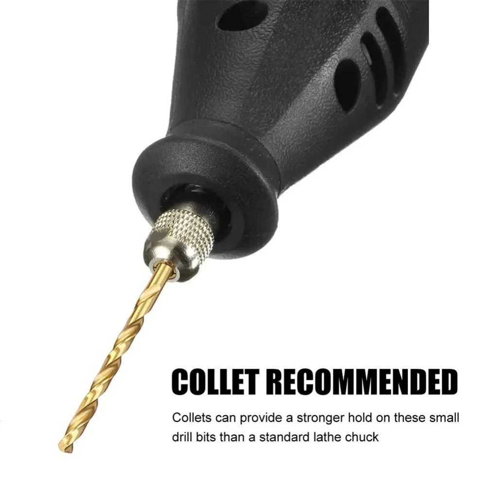 50 قطعة مطلي بالتيتانيوم المهنية التقلبات الحفر عالية السرعة الصلب مستقيم عرقوب تويست الحفر DIY بها بنفسك الخشب دوامة لقمة ثقب أدوات