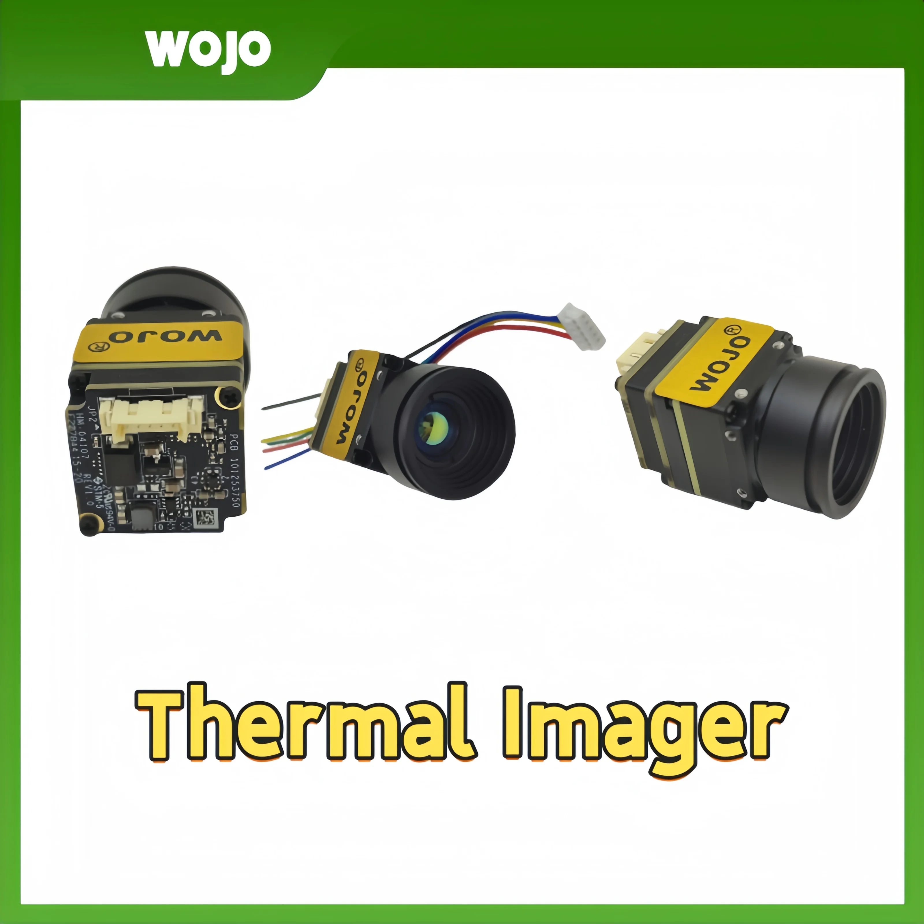 WOJO 384*288 Modul CVBS Mikro-Größe 9mm Automatische Verschlusskorrektur Wärmebildkamera für Sicherheit und Überwachung
