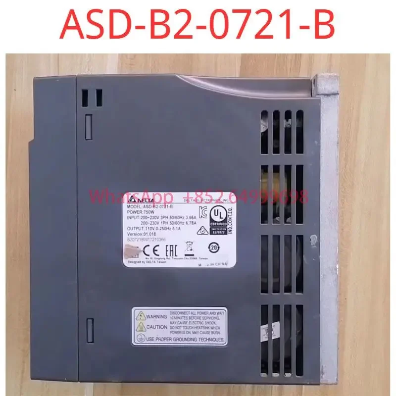 اختبار مستعمل OK Servo Drive ASD-B2-0721-B 750W