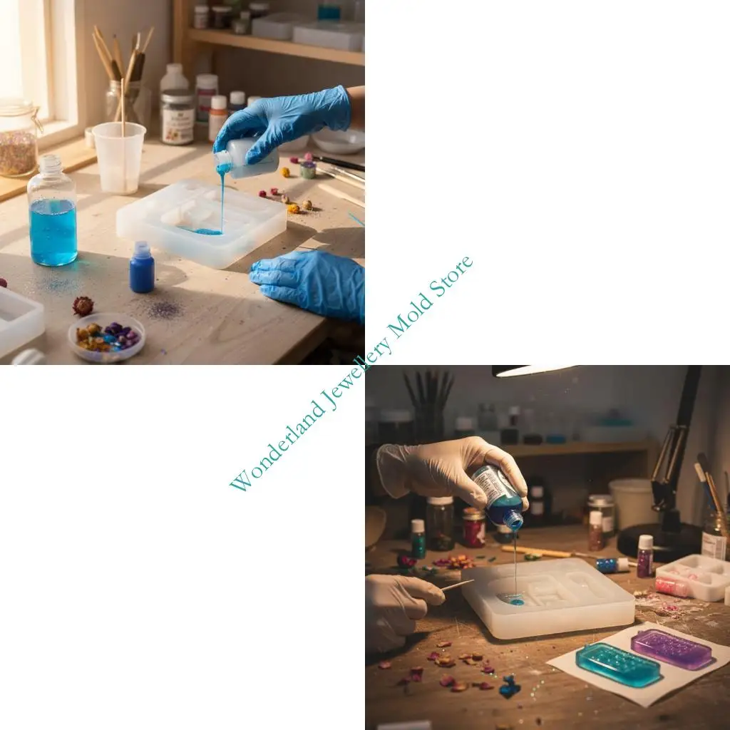 

H7EB Heat Resistant Silicone Telephone Mold For Epoxy Resin Crafts Jewelry Making Handmade Art Projects Nonstick Mould