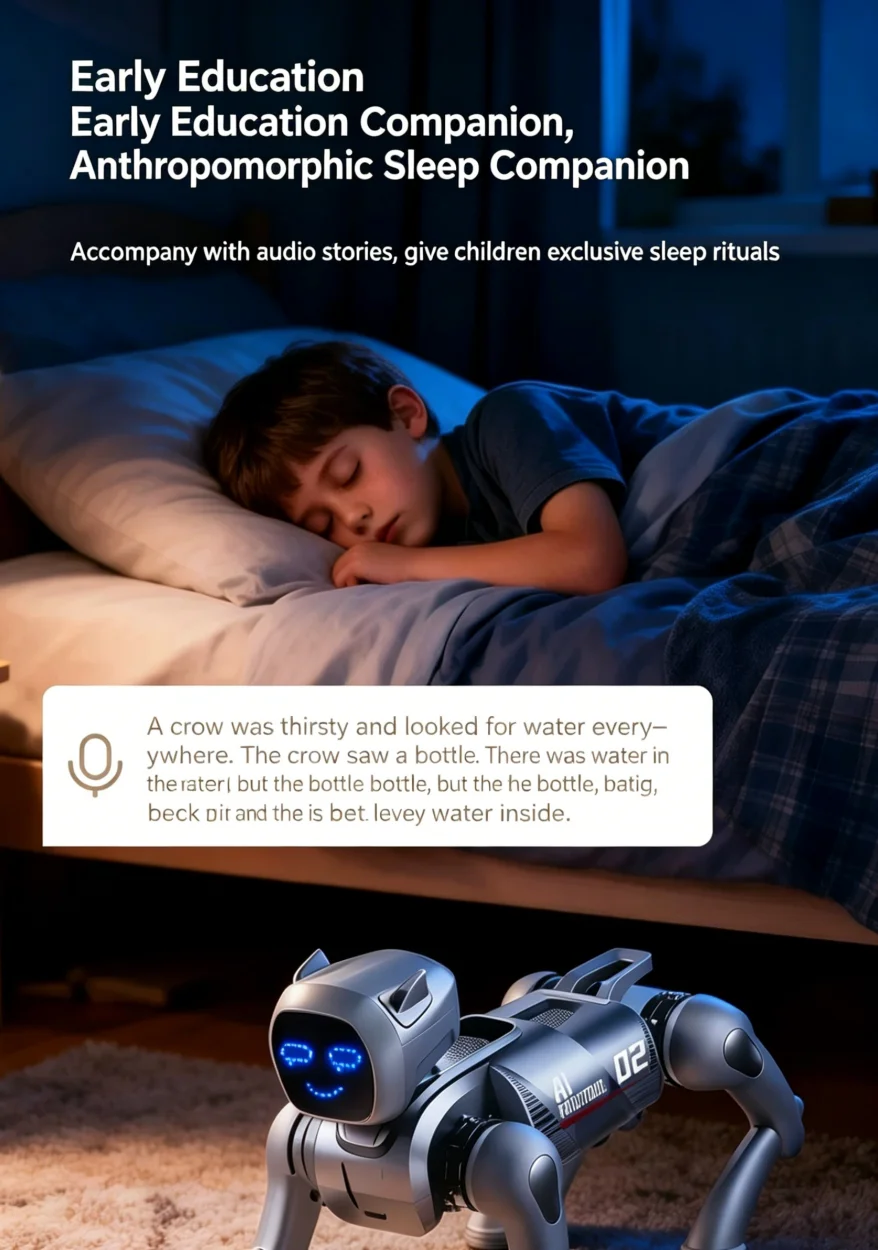 AI Programming Remote Control Companion Robot Dog 2026 New Model Children's Toy Gift Intelligent Machine Pet for Kids