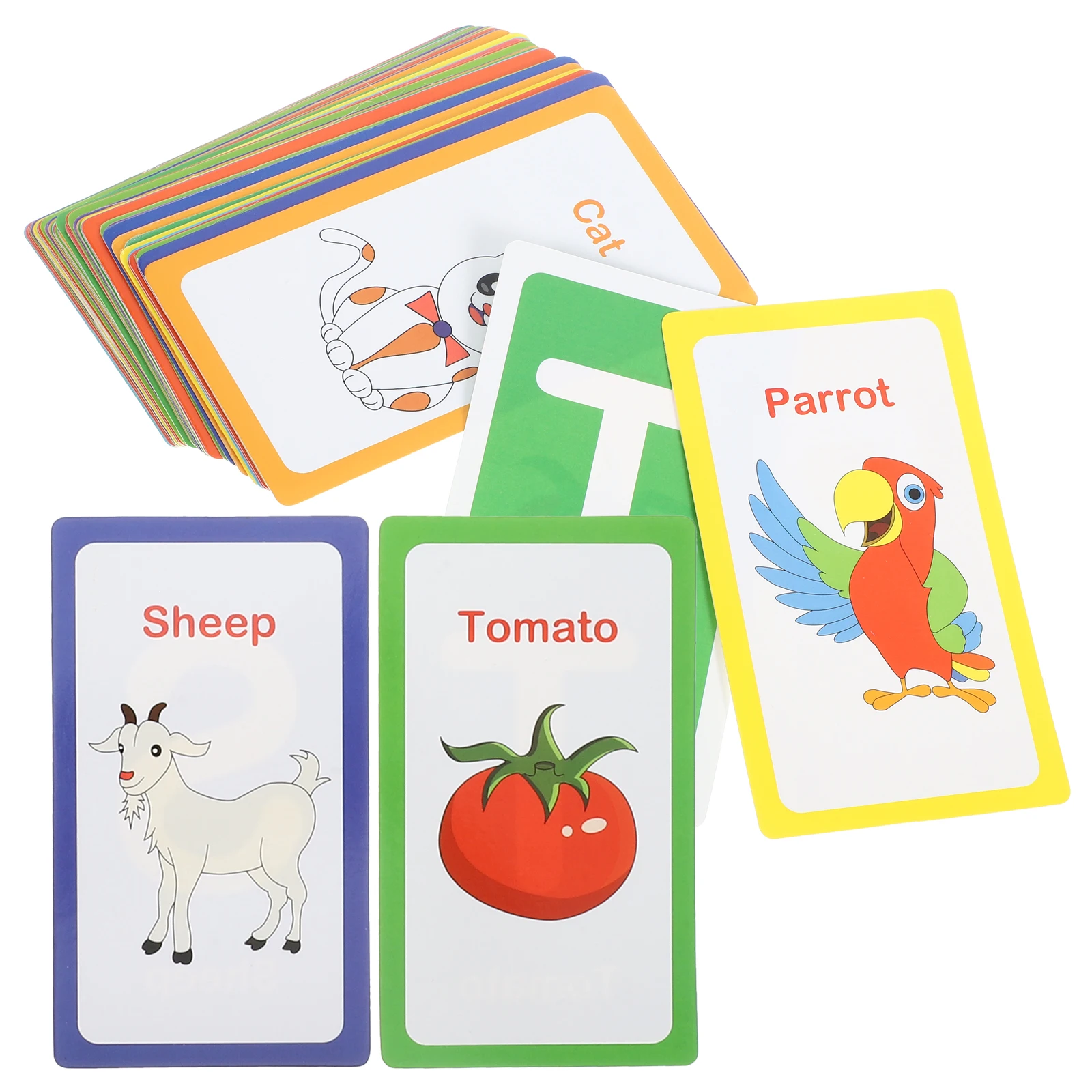 26 Carte dell'alfabeto Bambini che imparano Giocattoli Colori vivaci Angoli arrotondati Flashcard Giochi educativi per la scuola materna in età prescolare Puzzle