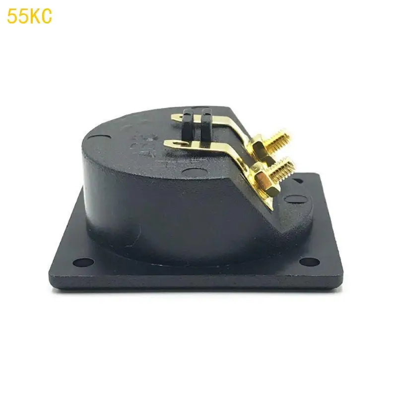 55KC Wp227 2Way DIY Home Car Music Screw Cup Connectors Subwoofer Plugs Two-position Wiring Clip Speaker Accessories