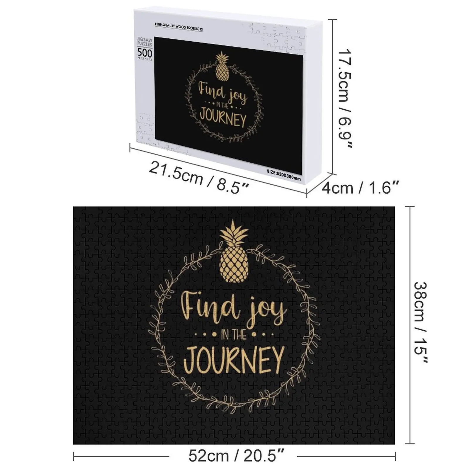 Vind Joy IVF Journey Onvruchtbaarheid Ananas product Jigsaw Puzzle Gepersonaliseerde kindercadeaus Gepersonaliseerde fotocadeaupuzzel