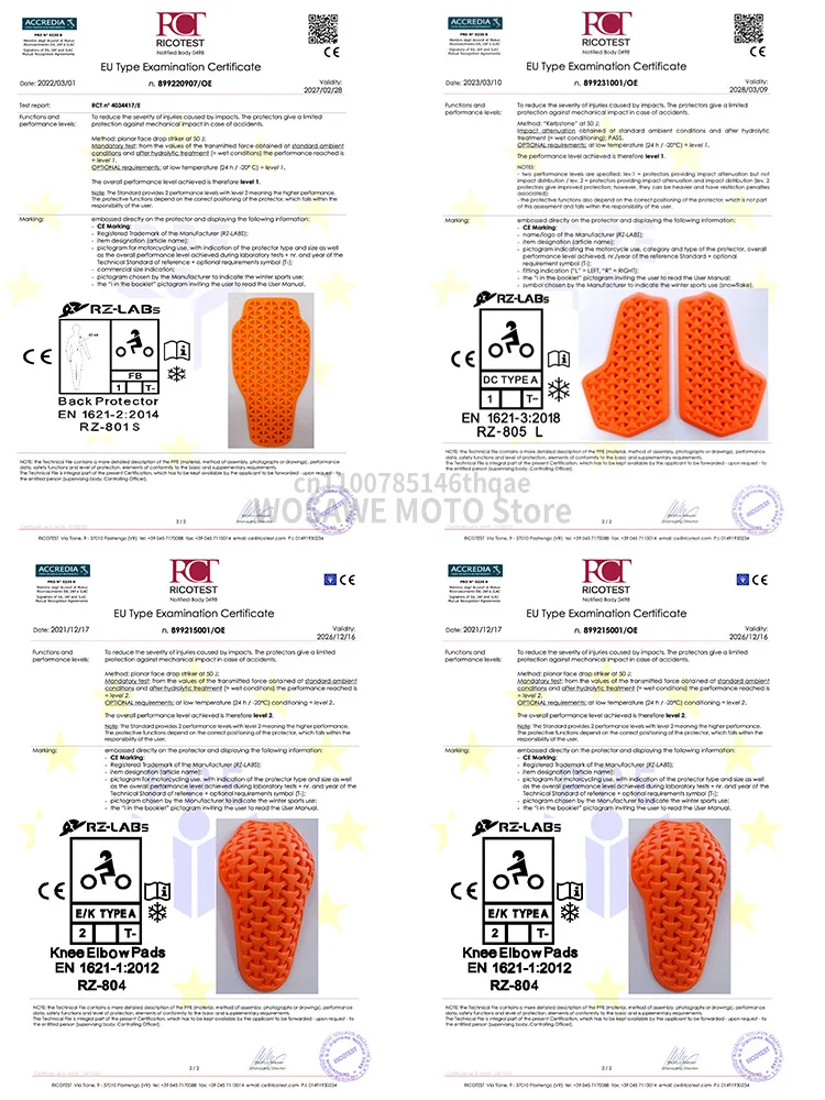 WOSAWE سترة دراجة نارية درع للجسم سترات حماية دراجة نارية الملابس موتو ركوب الخيل حماة شهادة CE منصات لينة
