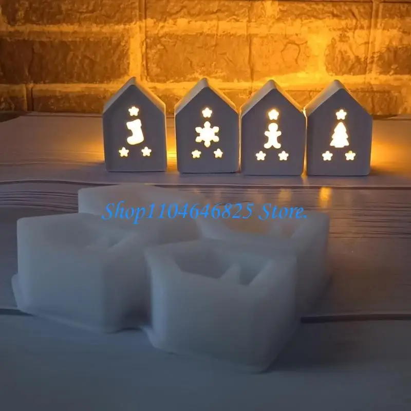 House Statues Moulds Silicone Molds Suitable for Various Materials