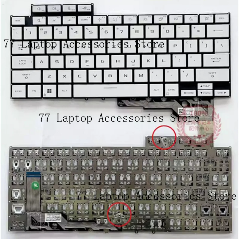 For ASUS ROG Zephyrus G16 Air GU605 GU605M 2024 Laptop Keyboard Replacement