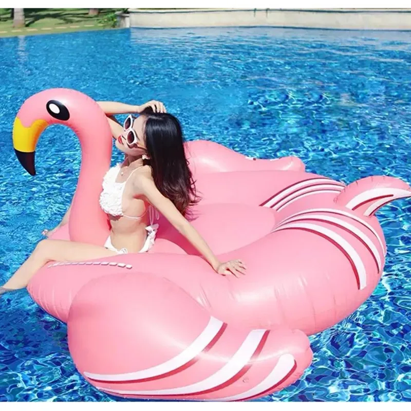 

Large Inflatable Flamingo Float 190cm Wholesale Custom Swimming Pool Supply