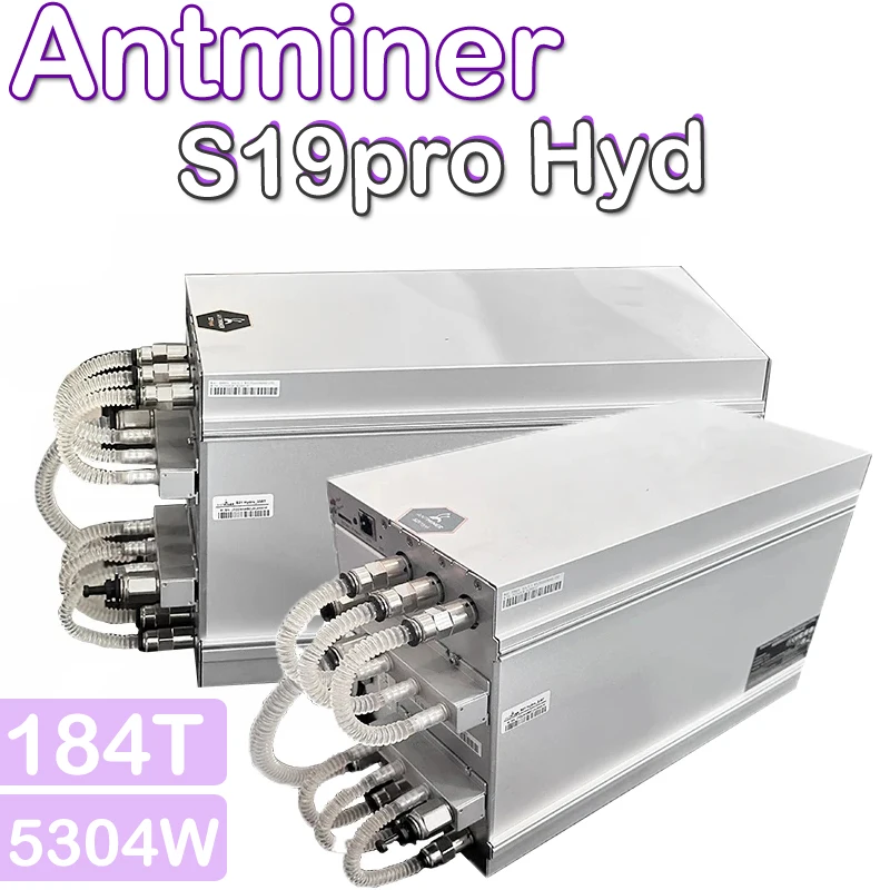 Antminer S19Pro Hyd 184T Water Cooling Asic Miner 5304W Liquid Cooled Hardware Cooling Accessories In Stock