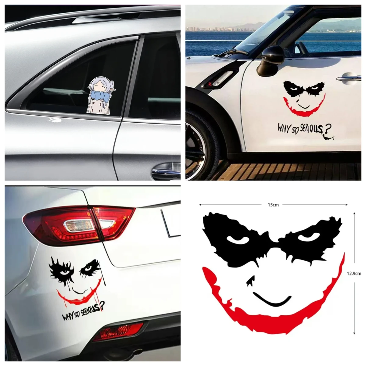 

Car personalized stickers and cartoon stickers are suitable for notebooks, motorcycles, and helmets.