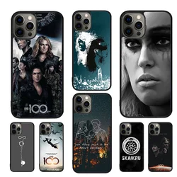 The 100 TV Show Phone Case For iPhone 17 Air 16 15 14 11 12 13 Pro MAX Plus coque Cover Shell