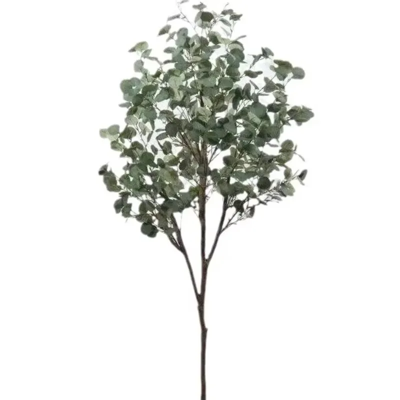 Simulation green plant potted plant Nordic ins wind eucalyptus large plant money leaf ornament