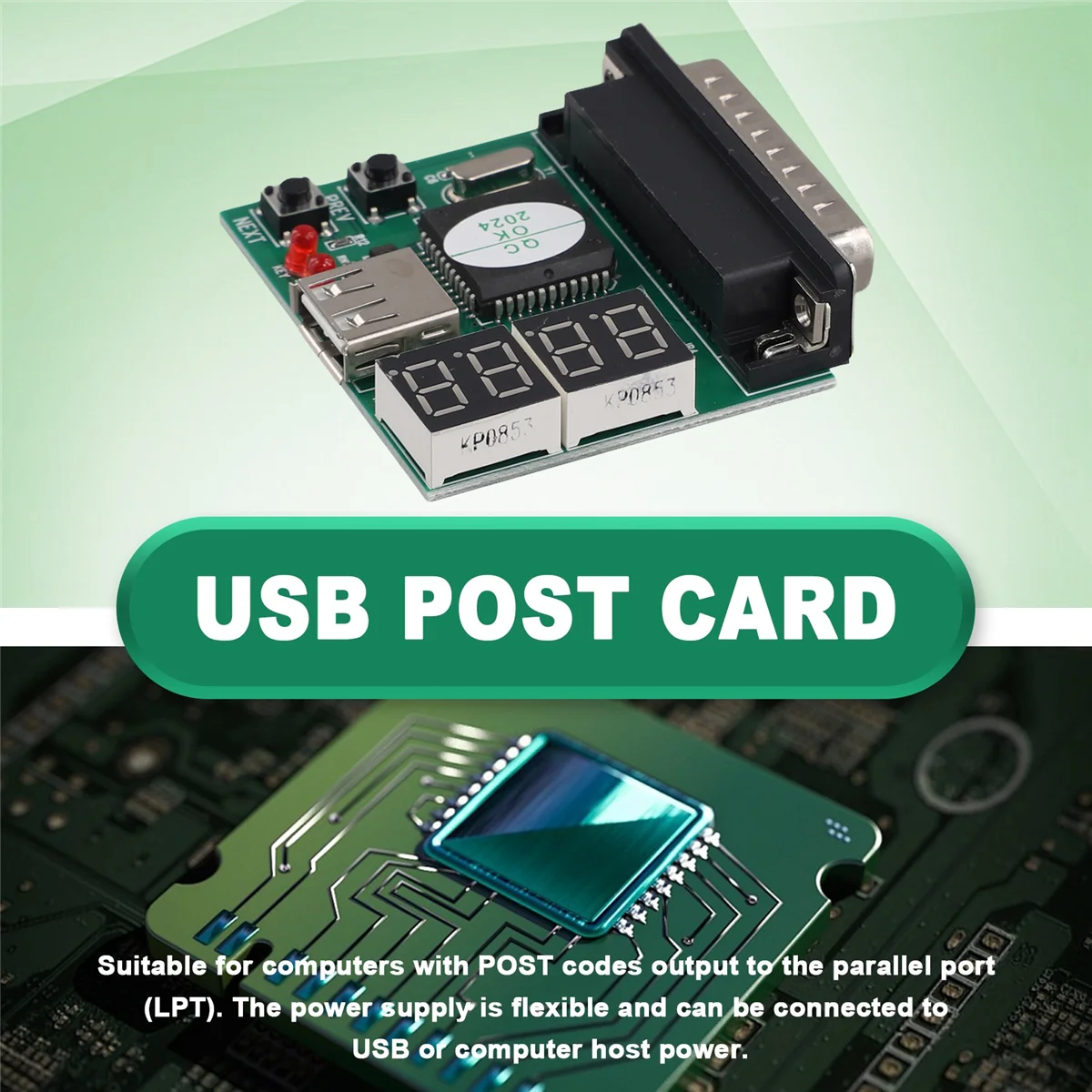 T88C PC диагностическая карта USB почтовая карта анализатор материнской платы тестер для ноутбуков аксессуары для ноутбуков