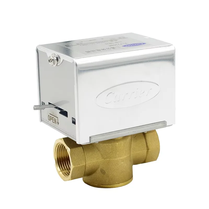 1/2″3/4″1″2″Central air conditioning fan coil VLV220FM VLV220BM 2/3way CarrierDN20 2wire Electric valve Solenoid valve Water oil