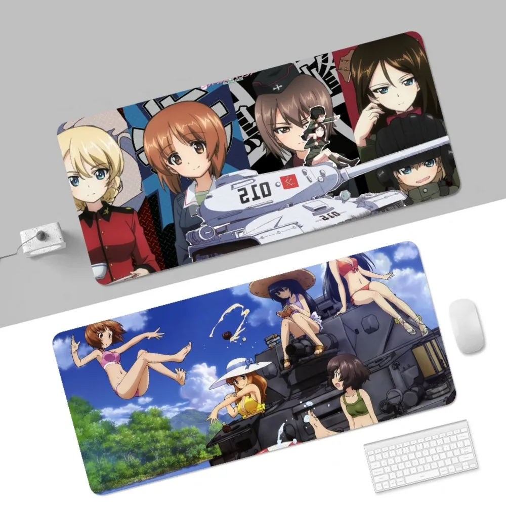 GIRLS Und PANZER Custom Skin Thickened Mouse Pad Oversized Gaming Keyboard Notebook Table Mat