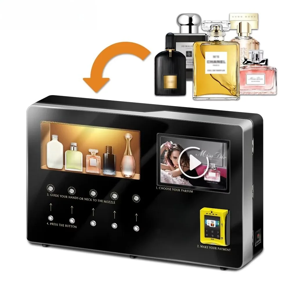 Perfume spray vending machine and smart wall-mounted spray perfume vending machine
