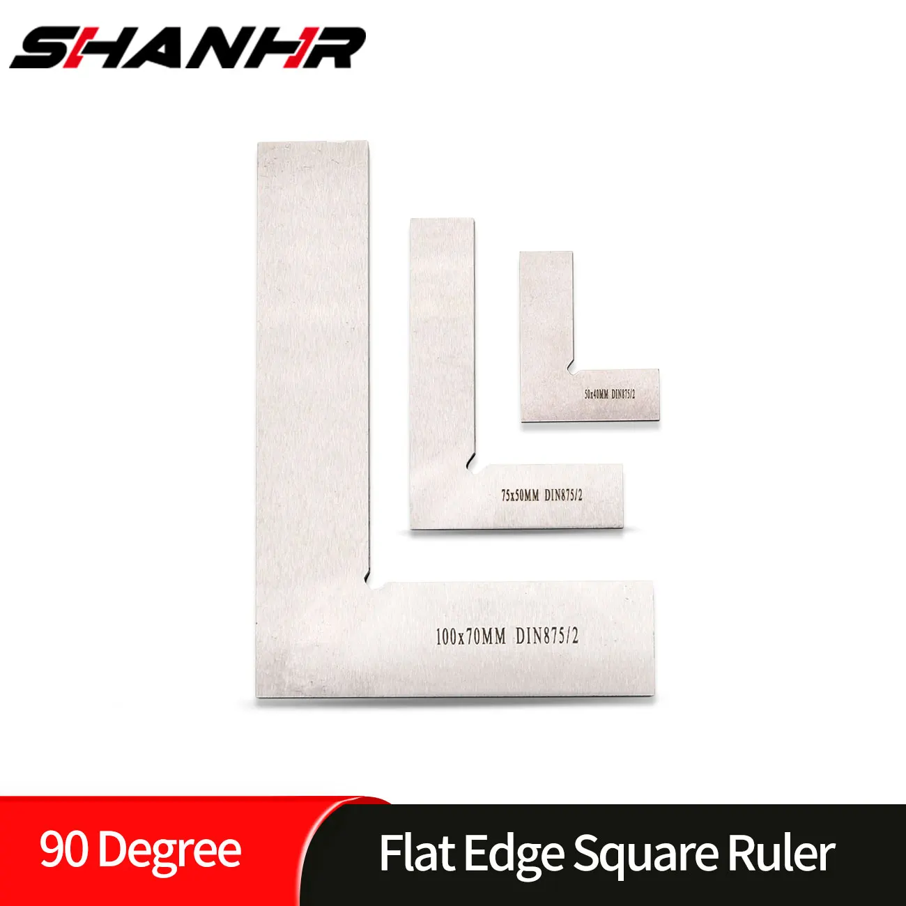 90 Degree Flat Edge Square Carpenter Square Angle Square L-shaped Carpenter's Ruler Marking Gauge Carpenter Measuring Tools