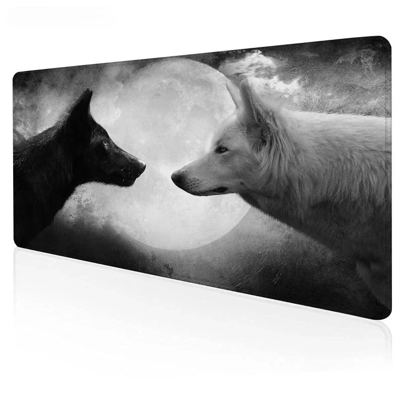 Wolf Art Mouse Pad Gaming XL Custom New Large Mousepad XXL Mouse Mat Carpet Natural Rubber Laptop Table Mats Desktop Mice Pads