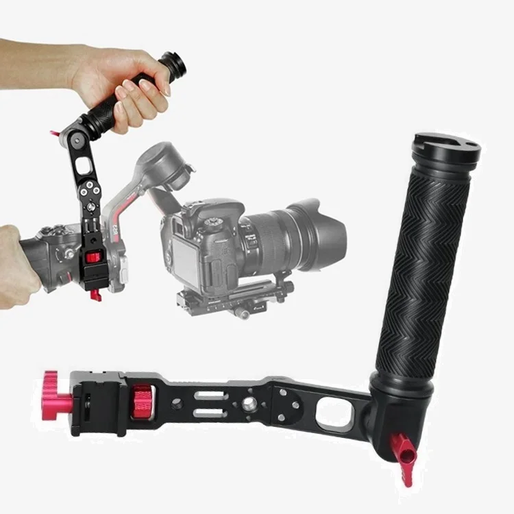 

Ручной стабилизатор-держатель для DJI Ronin RS5 RS4 RS3 Pro/Mini, с регулируемым креплением NATO, для съемки с низкого угла