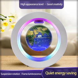 Magnetic levitation globe decoration living room black technology novel high-end decorative gifts with hand gifts,